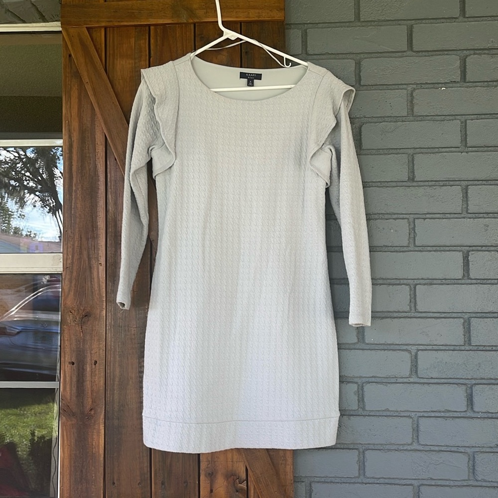 Kaari light blue sweater dress